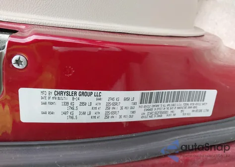 2015 Chrysler Town & Country Touring z USA, uszkodzony, nr VIN 2C4RC1BG2FR505891